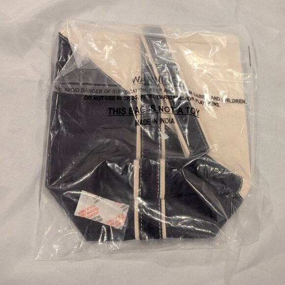 NWT ShoreBags Contemporary Double Wine Tote Canvas Boat Bag Bottle Bag Carrier - Picture 7 of 8